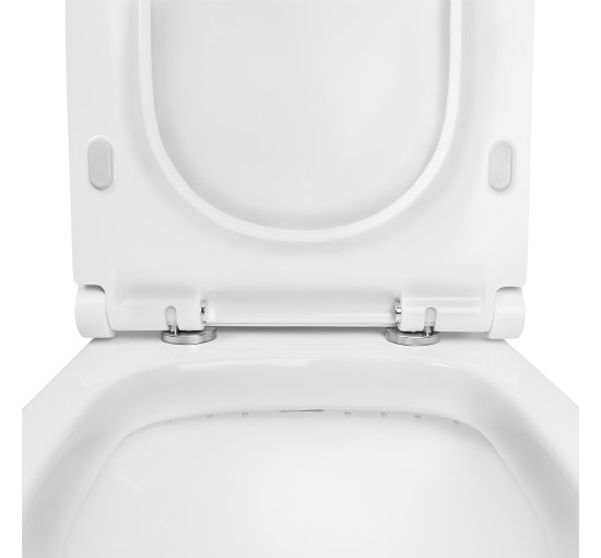 Унитаз-компакт Qtap Kolibri с сиденьем Soft-close QT1022C667PW