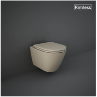 Унітаз підвісний RAK Ceramics FEELING Rimless Matt Cappuccino RST23514A