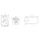 унитаз Rea Tino Rimless 52x34,5 + сиденье дюропласт soft-close (REA-C2630)