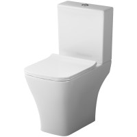 Унитаз-компакт безободковый с сиденьем микролифт Damixa DX78C8600SC Titan