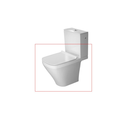 Чаша Duravit DURASTYLE підлогового унітазу 63х37 см (2162090000)