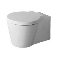 Унитаз подвесной Duravit STARCK 1 57.5х41 см с креплением (02100900641) WonderGliss