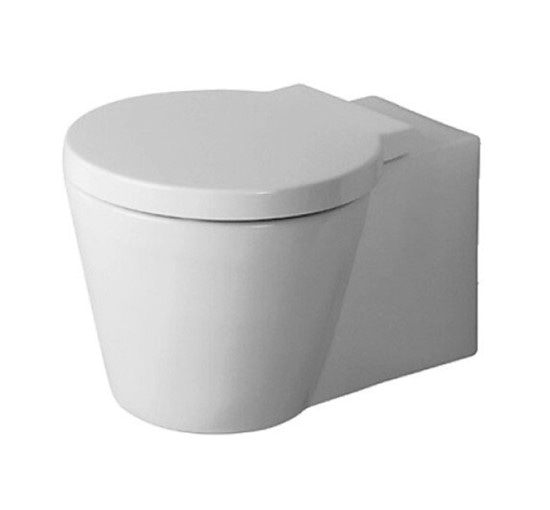 Унітаз підвісний Duravit STARCK 1 57.5х41 см з кріпленням (02100900641) WonderGliss