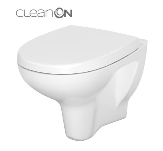 Унітаз підвісний arteco cleanon без сидіння Cersanit