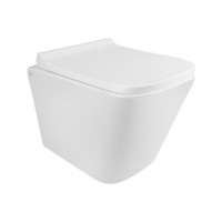 Унитаз подвесной Qtap Tern безобедочный с сиденьем Soft-close QT1733052ERW