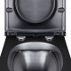 Унітаз підвісний Qtap Virgo безобідковий з сидінням Soft-close QT1833051ERMB