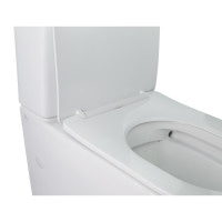 Унитаз-компакт Qtap Stork безобидковый с сиденьем Soft-close QT15222178W