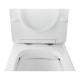 Унітаз-компакт Qtap Stork безобідковий з сідінням Soft-close QT15222178W