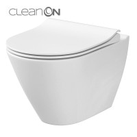 Унітаз підвісний city cleanon овальний без сидіння Cersanit