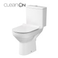 Унітаз-компакт Cersanit City Clean On 011 3/5 з тонкою кришкою з дюропласту soft-close