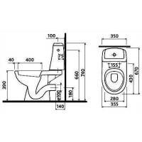 Унітаз-компакт підлоговий Kolo Solo (S7921800U)