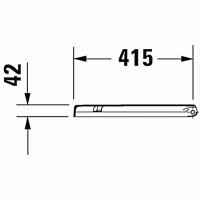 Сидіння на унітаз Duravit STARCK 3 з функцією SoftClosing, петлі хромовані (0063890000)