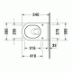 Унітаз підвісний Duravit STARCK 3 54х36 см з кріпленням (2225090000)
