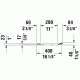 Сидение Duravit HAPPY D.2 на унитаз с функцией SoftClosing антрацитовое матовое, хромированные петли (0064591300)