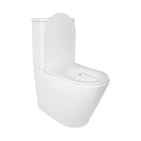 Унитаз-компакт Qtap Stork безобидковый с сиденьем Soft-close QT15222179W