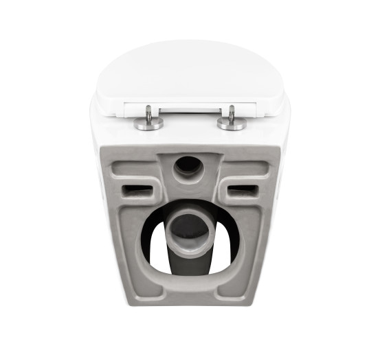 Унитаз подвесной Qtap Leo безобідковий с сиденьем Soft-close QT11331002ERW
