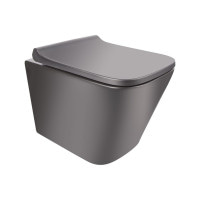 Унитаз подвесной Qtap Tern безобедочный с сиденьем Soft-close QT1733052ERMB