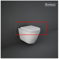 Кришка д/унітазу RAK Ceramics FEELING Duroplast,Soft Close,біла матова RSTSC3901500