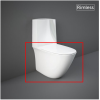 Чаша унитаза RAK Ceramics SENSATION Rimless белый SENWC1146AWHA