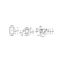 Унитаз подвесной Roca Dama-N Rimless (A34678L000)