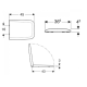 Сидения GEBERIT ICON Square Duroplast soft-close (571910000)