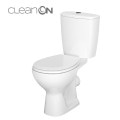 Компакт Cersanit ARTECO 010 new cleanon 3/5 л з вільнопадаючим антибактеріальним сидінням з поліпропілену