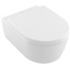 Унитаз подвесной Villeroy & Boch AVENTO Direct Flush с крышкой soft-close (5656HR01)