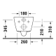 Унітаз підвісний Duravit D-NEO Rimless 54 см + сидіння 0021690000 (45770900A1)
