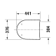 Унітаз підвісний Duravit D-NEO Rimless 54 см + сидіння 0021690000 (45770900A1)