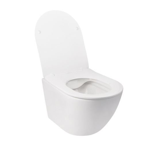 Набор Qtap инсталляция 3 в 1 Nest QT0133M425 с панелью смыва квадратной QT0111M06028CRM + унитаз с сиденьем Jay QT07335176W