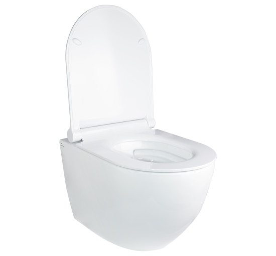 Набор Qtap инсталляция 3 в 1 Nest QT0133M425 с панелью смыва линейной QT0111M08V1091MB + унитаз с сиденьем Robin QT1333046ENRW