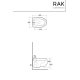 Унітаз підвісний RAK Ceramics CLOUD Rimless білий глянцевий CLOWC1446AWHA