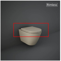 Кришка д/унітазу RAK Ceramics FEELING Duroplast,Soft Close,Matt Cappuccino RSTSC3901514