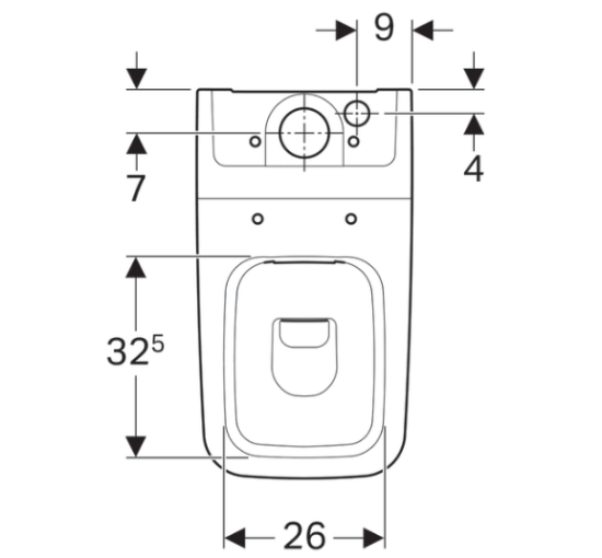 Чаша унітазу GEBERIT ICON Rimfree (200930000)