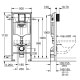 Комплект Унитаз подвесной Villeroy & Boch O.NOVO DirectFlush с сиденьем Soft Closing + инсталляция GROHE RAPID SL 4в1 (5660HR01+38772001+37131000)