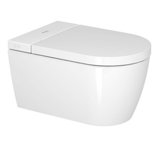 Унитаз подвесной Duravit ME by Starck Rimless 57.5х37.5 см для SensoWash F (2510092000) HygieneGlaze