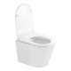 Унитаз подвесной Qtap Scorpio безобідковий с сиденьем Soft-close QT1433053ERW