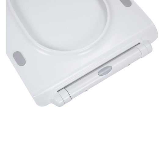 Унитаз-компакт Qtap Presto безобидковый с сиденьем Soft-close QT24221217AW