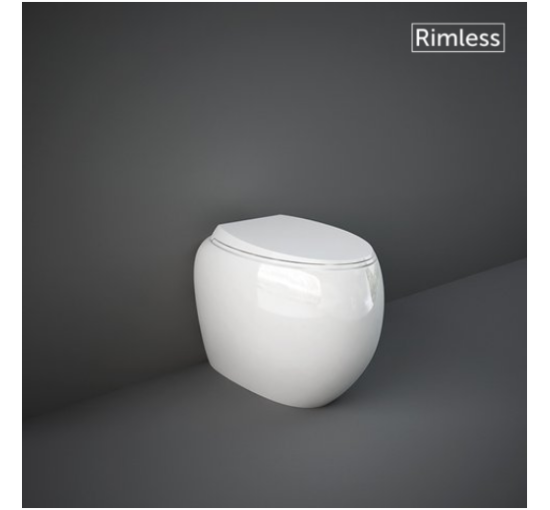 Унитаз напольный RAK Ceramics CLOUD Rimless белый глянцевый CLOWC1346AWHA