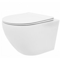 унітаз Rea Carlo Mini Rimless сидіння дюропласт повільно падаюче (REA-C2760)