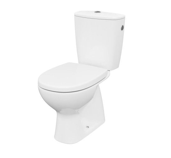 Унитаз-компакт arteco 684 cleanon 020 3/5 л с дюропластовым сиденьем с плавным закрыванием и функцией простого снятия Cersanit