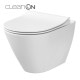 Крышка дуропластова антибактериальная Cersanit City OVAL SLIM slow-closing (K98-0146)