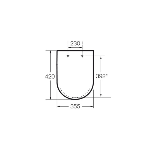 Сиденье для унитаза Roca Dama-N SoftClose Compacto (A80178C004)