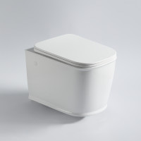 Унітаз підвісний Volle Puerta Rim без оботковий з сидінням Slim slow-closing(13-16-077)