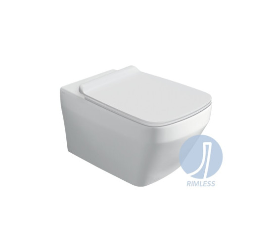 Унітаз підвісний Baden Baden BB18 F87 (BB18-F87(85) white matt, SIMAS