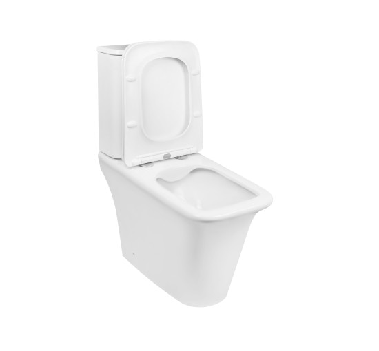 Унитаз-компакт Qtap Kalao безобидковый с сиденьем Soft-close QT08221213AW