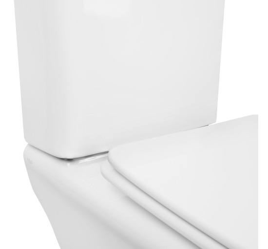 Унитаз-компакт Qtap Kalao безобидковый с сиденьем Soft-close QT08221213AW