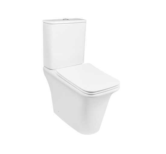 Унитаз-компакт Qtap Kalao безобидковый с сиденьем Soft-close QT08221213AW