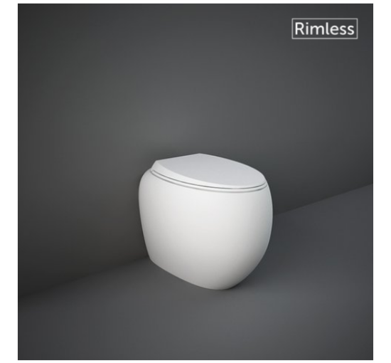 Унітаз підлоговий RAK Ceramics CLOUD Rimless білий матовий CLOWC1346500A
