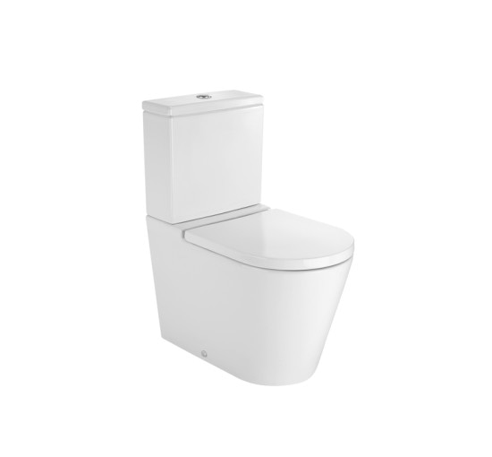 Чаша підлогового унітаза Roca Inspira Round Compacto Rimless (A342529000)